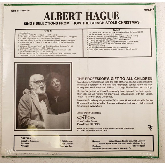 How The Grinch Stole Christmas Comp by Albert Hague The Clover Patch Collection - Picture 3 of 7